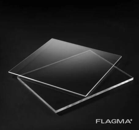 Лист из оргстекла Толщ: 0,5-300 мм, Цвет: прозрачный; черный… в Актобе