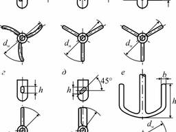 Лопастная мешалка с раздвижными лопастями