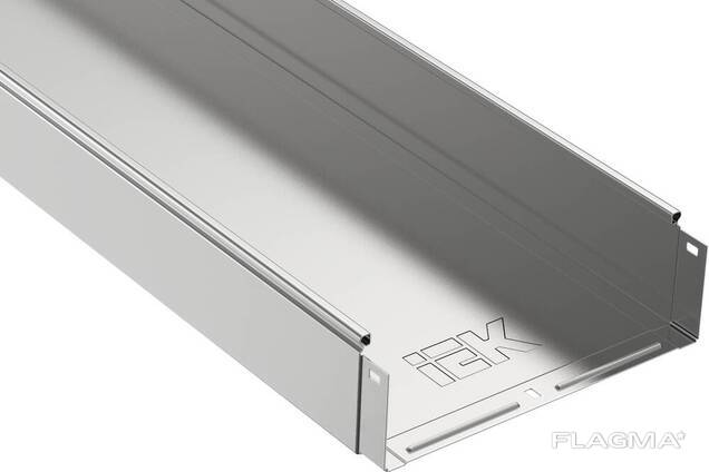 Лоток неперфорированный 100х200х3000 RAL 9016 IEK