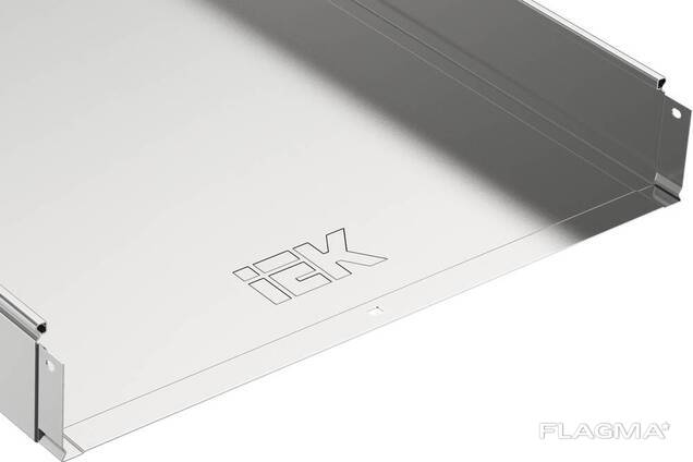 Лоток неперфорированный 100х500х3000 RAL 9016 IEK