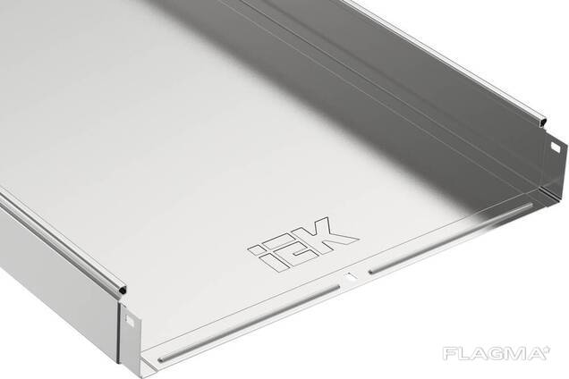 Лоток неперфорированный 80х500х3000 RAL 9016 IEK
