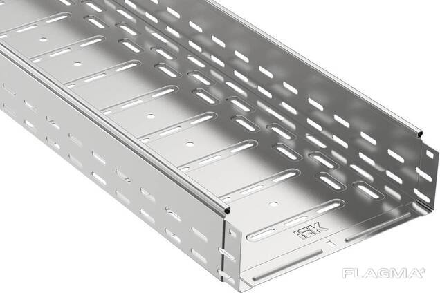 Лоток перфорированный 100х400х3000 RAL 9016 IEK