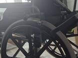 Лёгкая инвалидная коляска для дома, новая, алюминиевая - фото 5