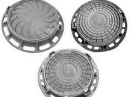 Чугунные люки смотровых колодцев тип C В125 Межгосударствен