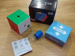 Магнитный Кубик Рубика MoYu Meilong 2M 2 на 2. Головоломка. Magnetic