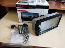 Магнитола 2дин 7010B, Сенсорная, USB / AUX/Bluetooth, Без дисковая