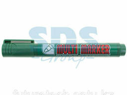 Маркер перманентный Crown «Multi Marker» 3 мм, зеленый. ..