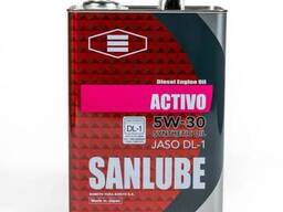 Масло моторное 5W-30 DL-1 4л (синтетика) Япония Sanlube SANDL15W30C