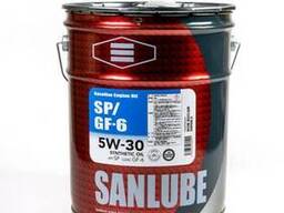 Масло моторное 5W-30 SP/CF GF-6A 20л (синтетика) Япония Sanlube SANSP5W30P