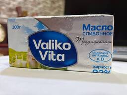 Масло сладко-сливочное несолёное Традиционное ГОСТ, 82.5% 200гр.
