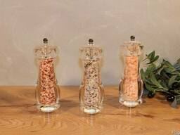 Мельница с розовой гималайской солью