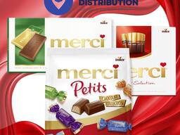 Merci, шоколадные конфеты, разные позиции, вкус с детства, оптовые продажи