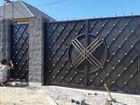 Металлические распашные кованые ворота (откатные). Установка бесплатно - фото 1