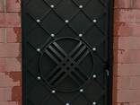 Металлические распашные кованые ворота (откатные). Установка бесплатно - фото 2