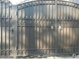 Откатные ворота (распашные) металлические, заборы, навесы - фото 2