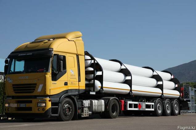 Метановоз CNG - Полуприцеп 9 Труб.