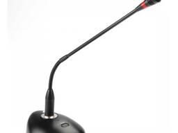 Микрофон настольный, гусак на гибкой ножке