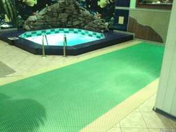 Модульное антискользящее покрытие для Бассейна Душевой Бани Сауны «Лагуна»