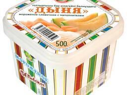 Мороженое сливочное с наполнителем "Дыня", 500г