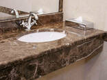Мрамор в ванных комнатах - photo 3