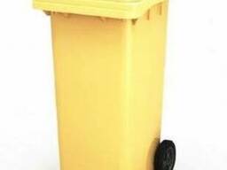 Мусорный контейнер 120 л с крышкой (555х480х937)