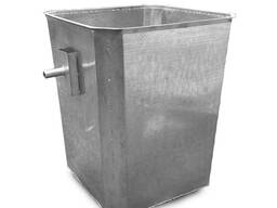 Мусорный контейнер для ТБО объем 750 литров, без крышки и без колес