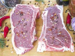 Мясо говядины, тибон стейк (мясные продукты от Эко фермы Славянка)