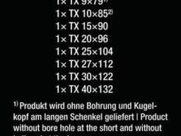 Набор Г-образных ключей TORX BO Multicolour 1 Wera 05024335001