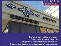 Наружная реклама: вывески, буквы, стенды, бегущая строка