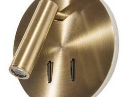 Настенный светильник Crystal Lux CLT 223W BZ Crystal Lux 1400/514