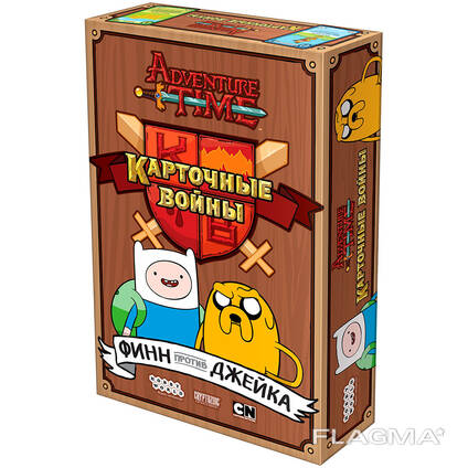 Настольная игра "Карточные войны Финн против Джейка"