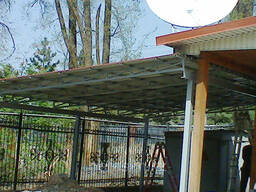 Навес для автомобиля 5,5х9