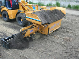 Навесной мини асфальтоукладчик на погрузчик