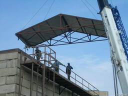 Навесы из профнастила, Проффесионально