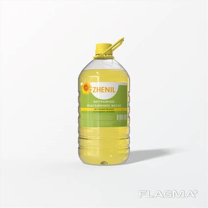 Нерафинированное подсолнечное масло zhenil 5л