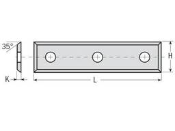 Нож твердосплавный для фрезы 50x12x1,7 Dimar 3107350