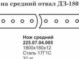 Нож отвала на ГС-14.02