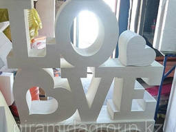 Объемные цветные буквы