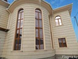 Облицовочные панели под травертин, фасадный декор