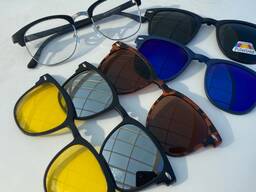 Очки 5 в 1 с магнитными насадками