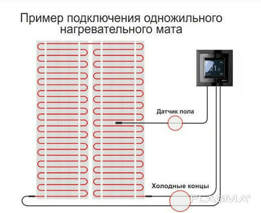 Как соединить теплый пол электрический