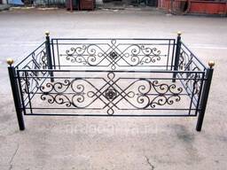 Оградки на могилу в Алматы, изготовление, установка