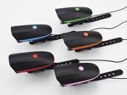 Оригинальный передний фонарь на USB с сигналом 2 в 1 на аккумуляторе