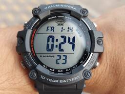 Оригинальные Электронные наручные часы Casio AE-1500. Спортивные.