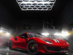 Освещения LED светильник для автосалона