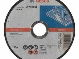Отрезной диск Standard for Metal 125 х 1,6 мм Bosch 2608603165