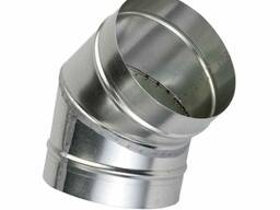 Отвод воздуховода круглый Диам: 80-1600 мм, Толщ: 0,5-10 мм, Дл: 1250 мм в Шымкенте