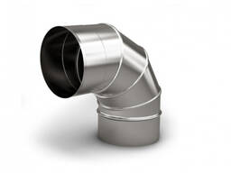 Отводы дымохода нержавеющие D= 110-450 мм, s_стенки= 0,5-1 мм в Костанае