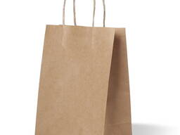 Пакет бумажный, бурый