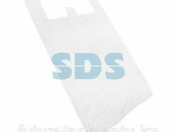 Пакет майка ПНД 30+16*60, 15мкм белая (100шт. /уп)